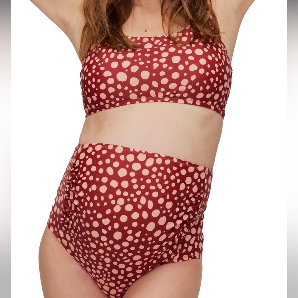 Beach Bump Maternity 2pc swimsuit XL (16-18) Sienna Dot